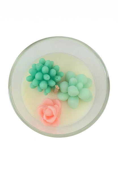 Cactus Flower Candle 