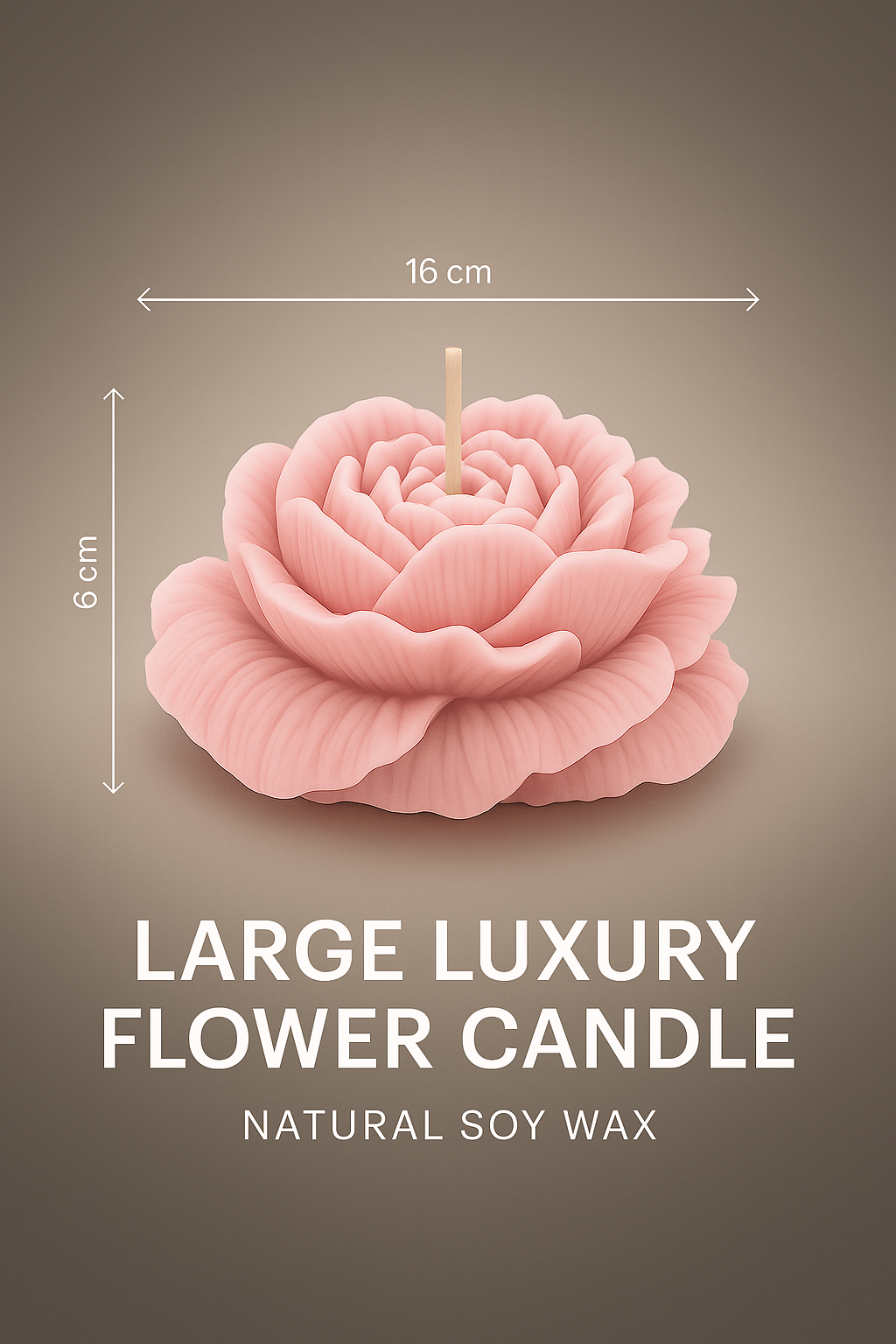 Elegance Rose Candle