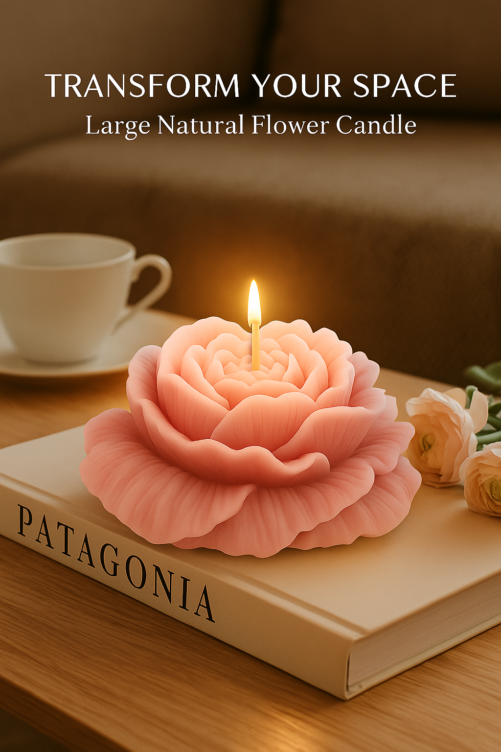 Elegance Rose Candle