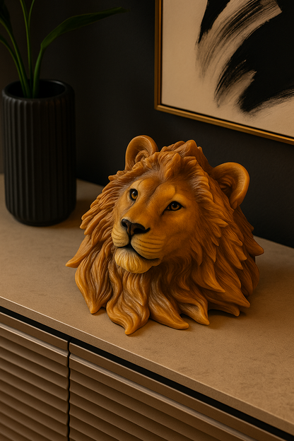 Royal Lion Statue Candle