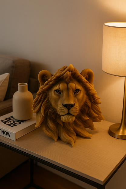 Royal Lion Statue Candle