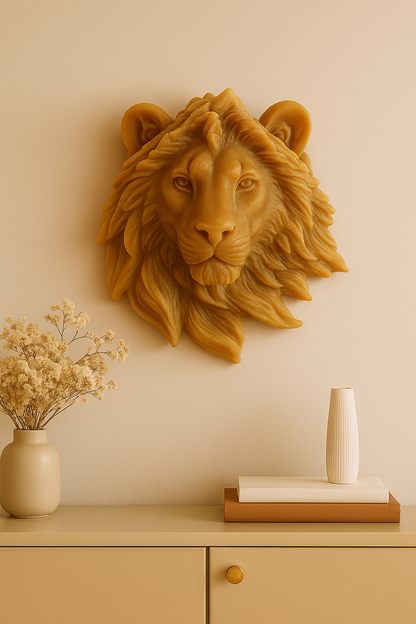 Royal Lion Statue Candle