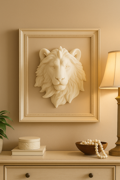 Royal Lion Statue Candle