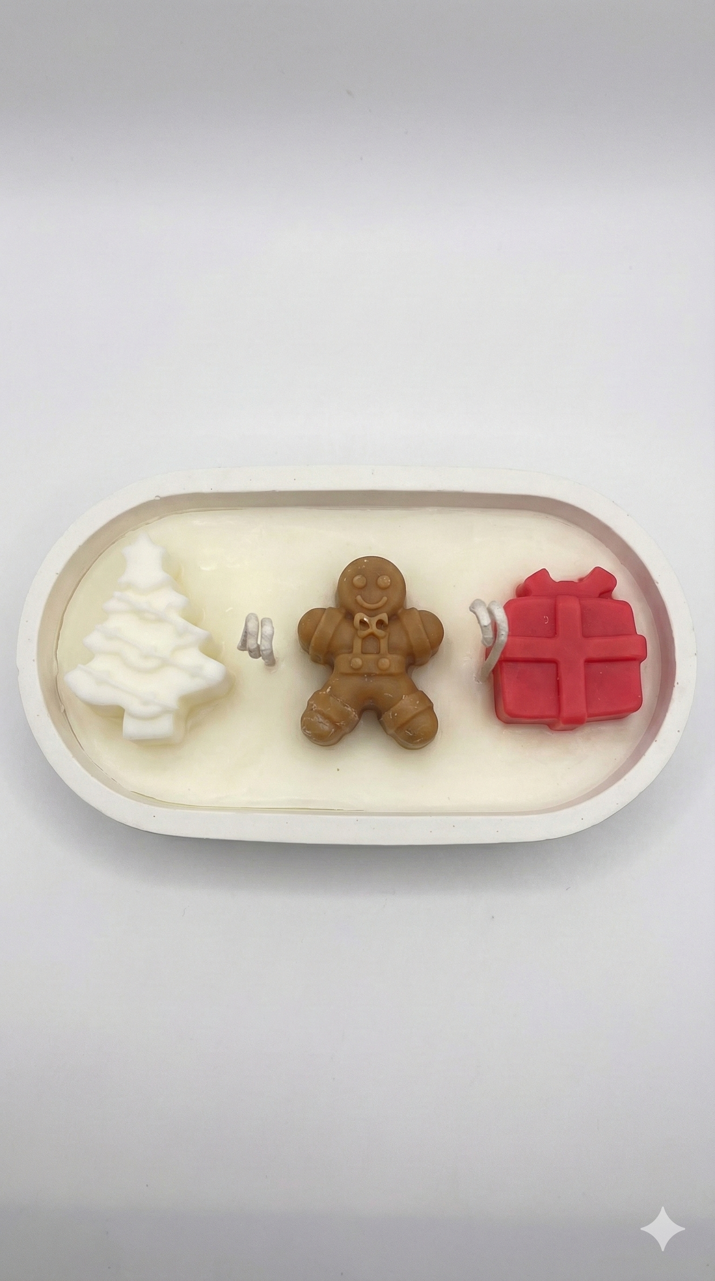 Secret Santa Stone Candle