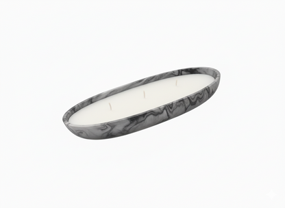 Charcoal Stone oval
