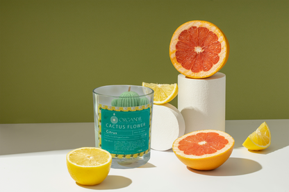 Cactus Flower Candle 